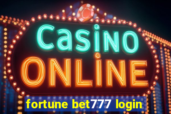 fortune bet777 login
